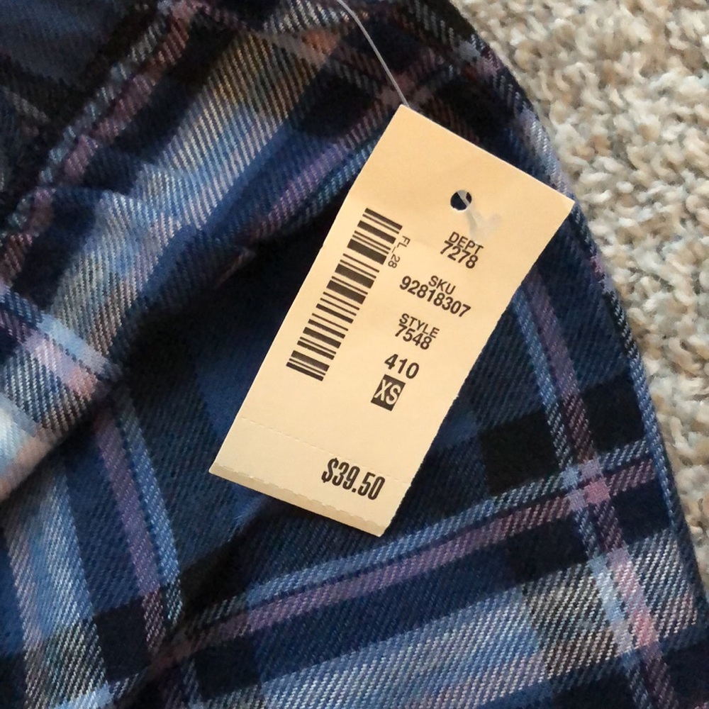 *SOLD* NWT Aeropostale Plaid Pajama Bottoms - Picture 3 of 4